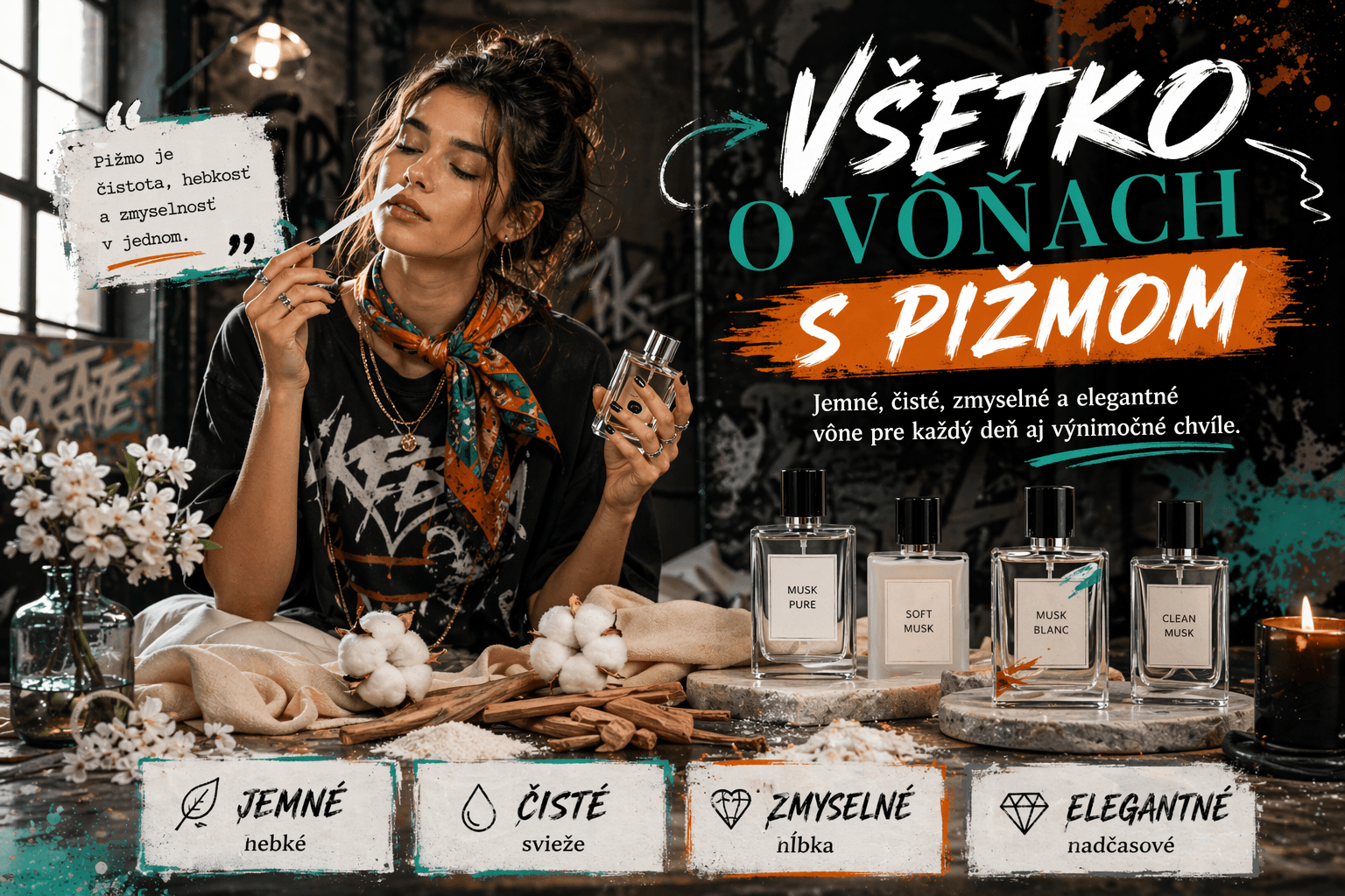 Všetko o vônach s pižmom